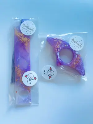 Set záložek růžová 3