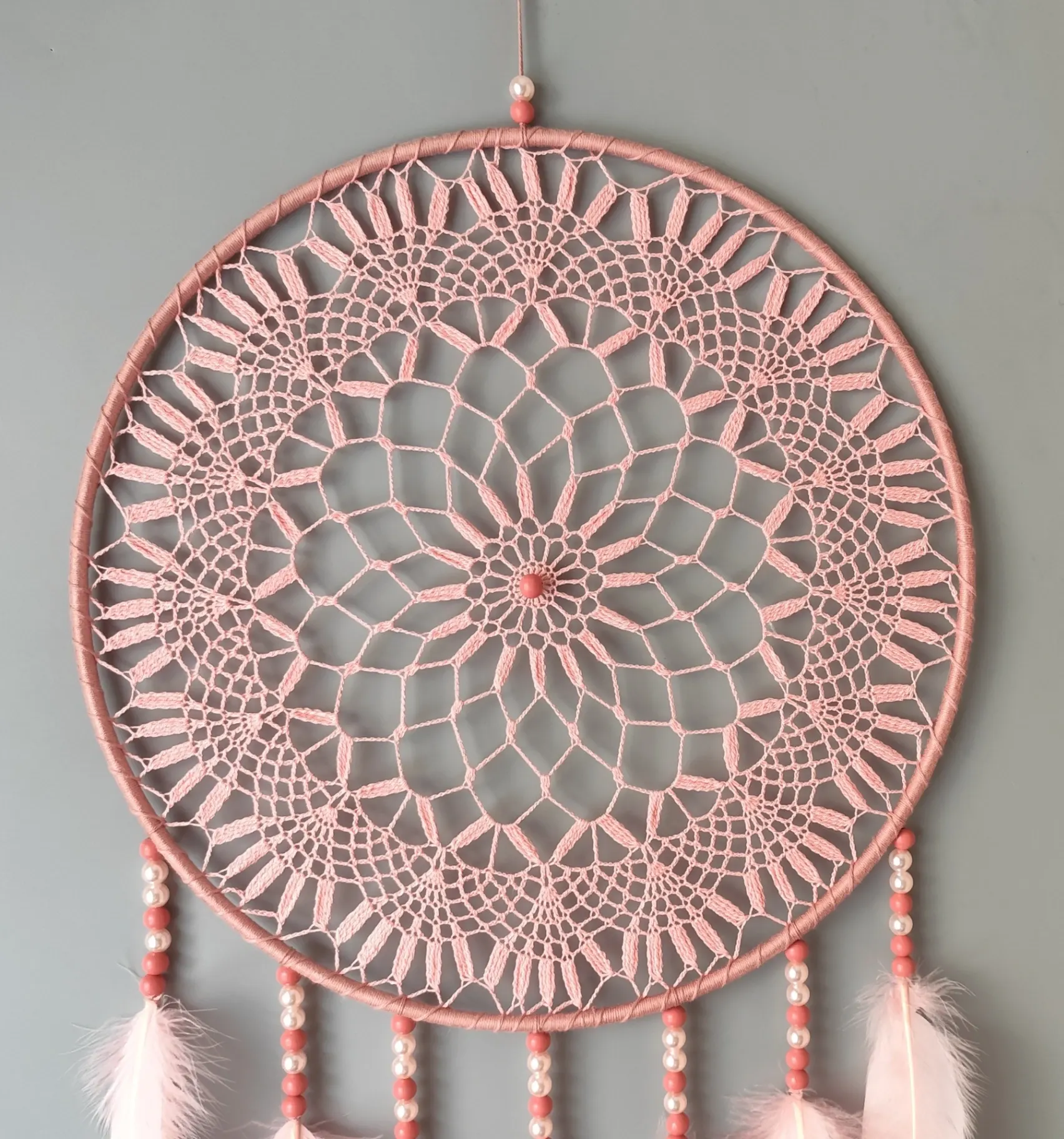 Lapač zlých snů 35 x 105 cm Lososový sen 3