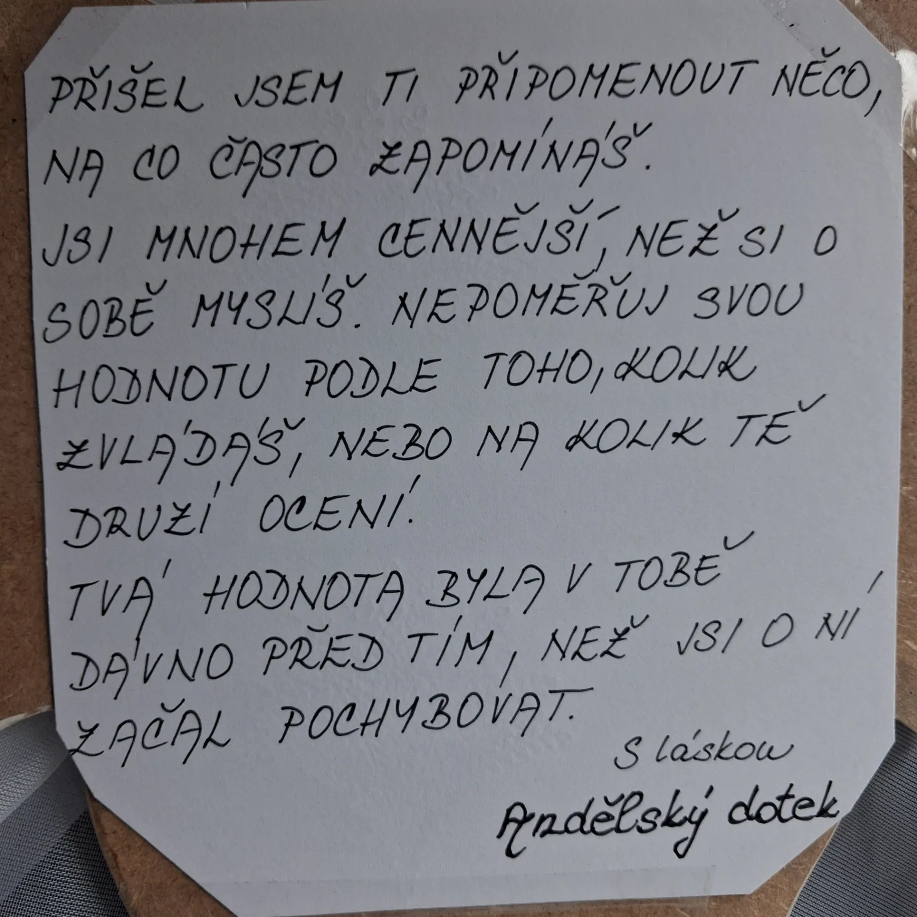 Anděl "vnitřní síly " 2